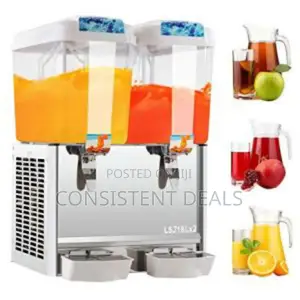 Double Tank Refrigerating Juice Dispenser