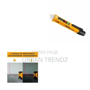 INGCO Vd10003 Ac Voltage Detector - Orange, Black