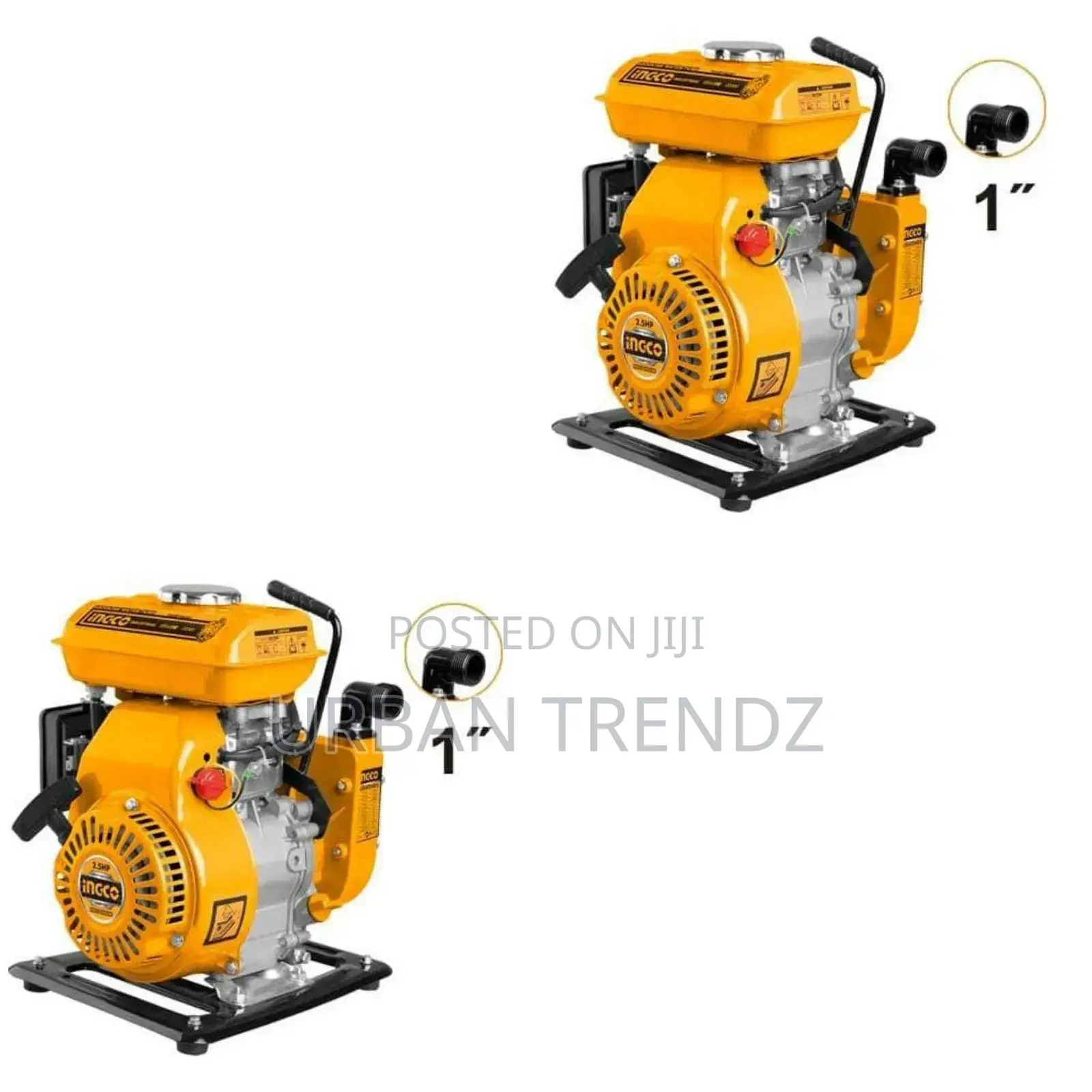 INGCO Gasoline Water Pump GWP102 - Orange / Grey