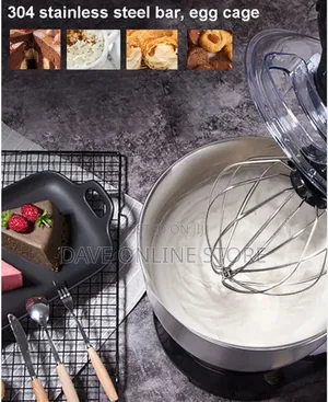 DSP 1000W 5.Litre Electric Stand Mixer, White