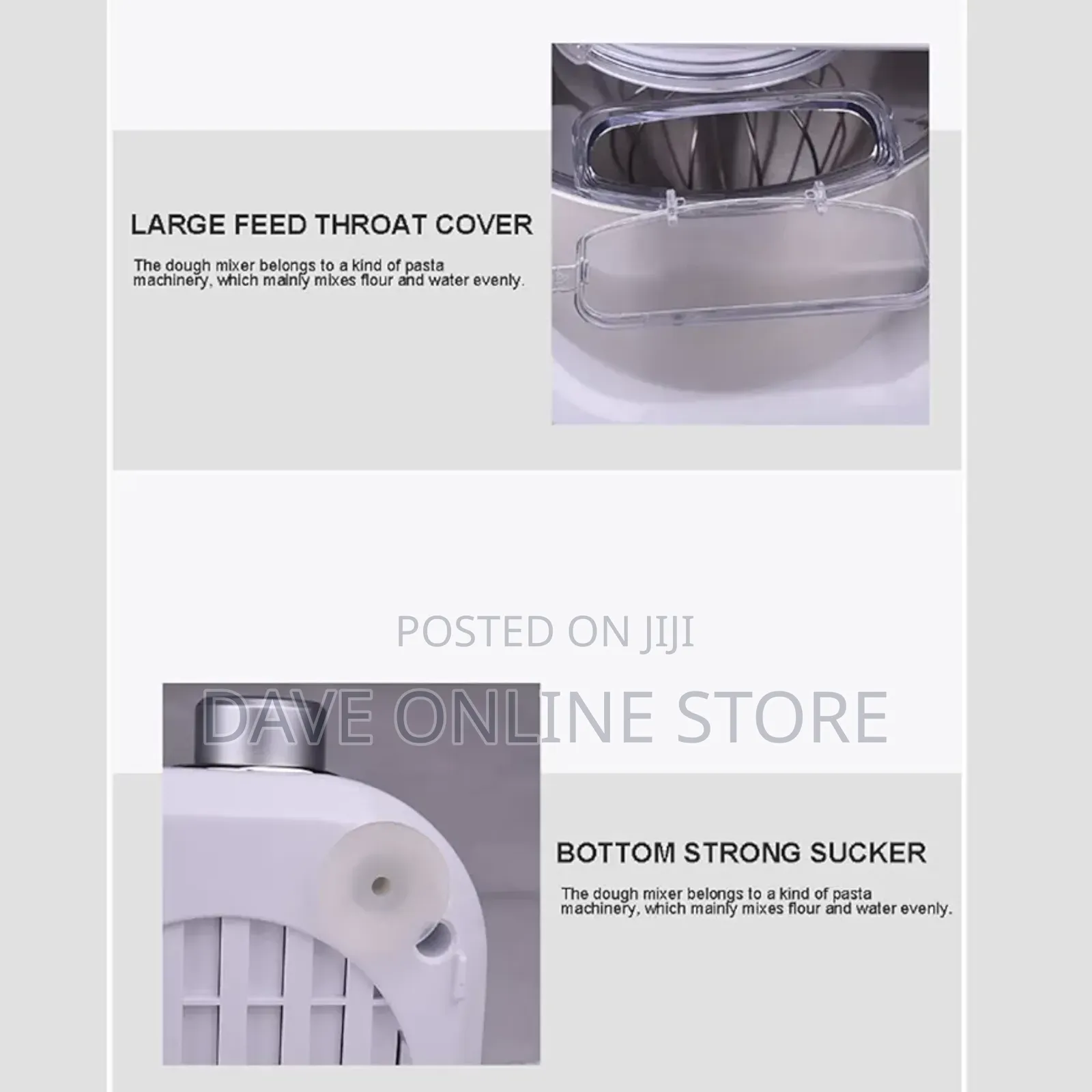 DSP 1000W 5.Litre Electric Stand Mixer, White