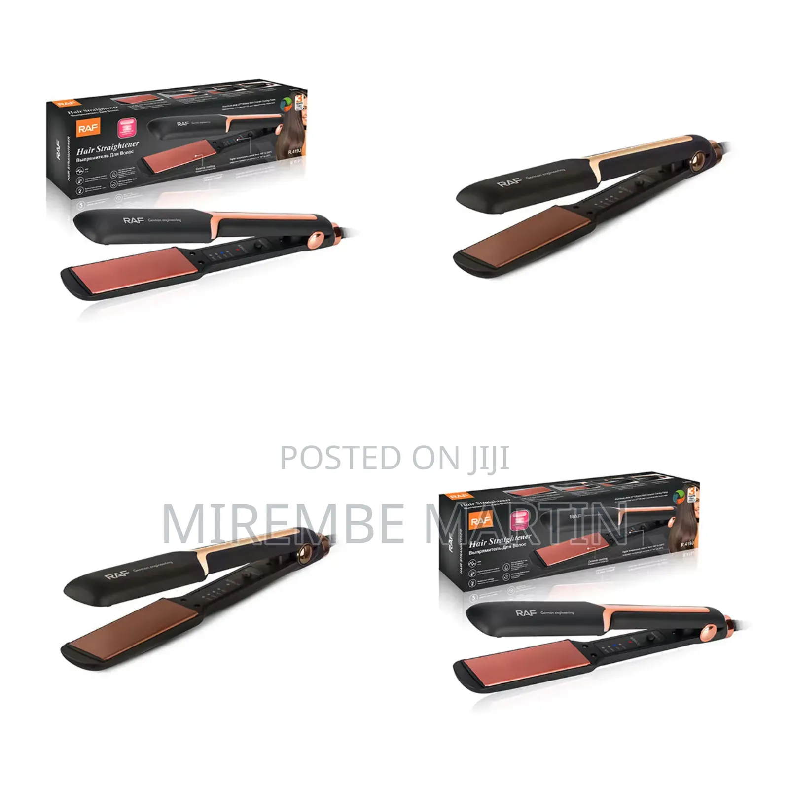 RAF Hair Straightener R-419 Brown
