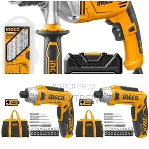 INGCO Cordless Screwdriver Voltage:8V - Orange/Black