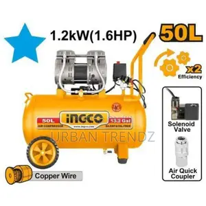 INGCO Air Compressor 50L - Orange
