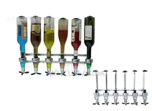 6bottle Wall Mounted Wine/Whisky Liquor Dispenser Bar Butler