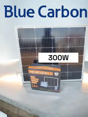 Wawa 300w Blue Carbon Solar Flood Light W/T 50w Panel 35ah