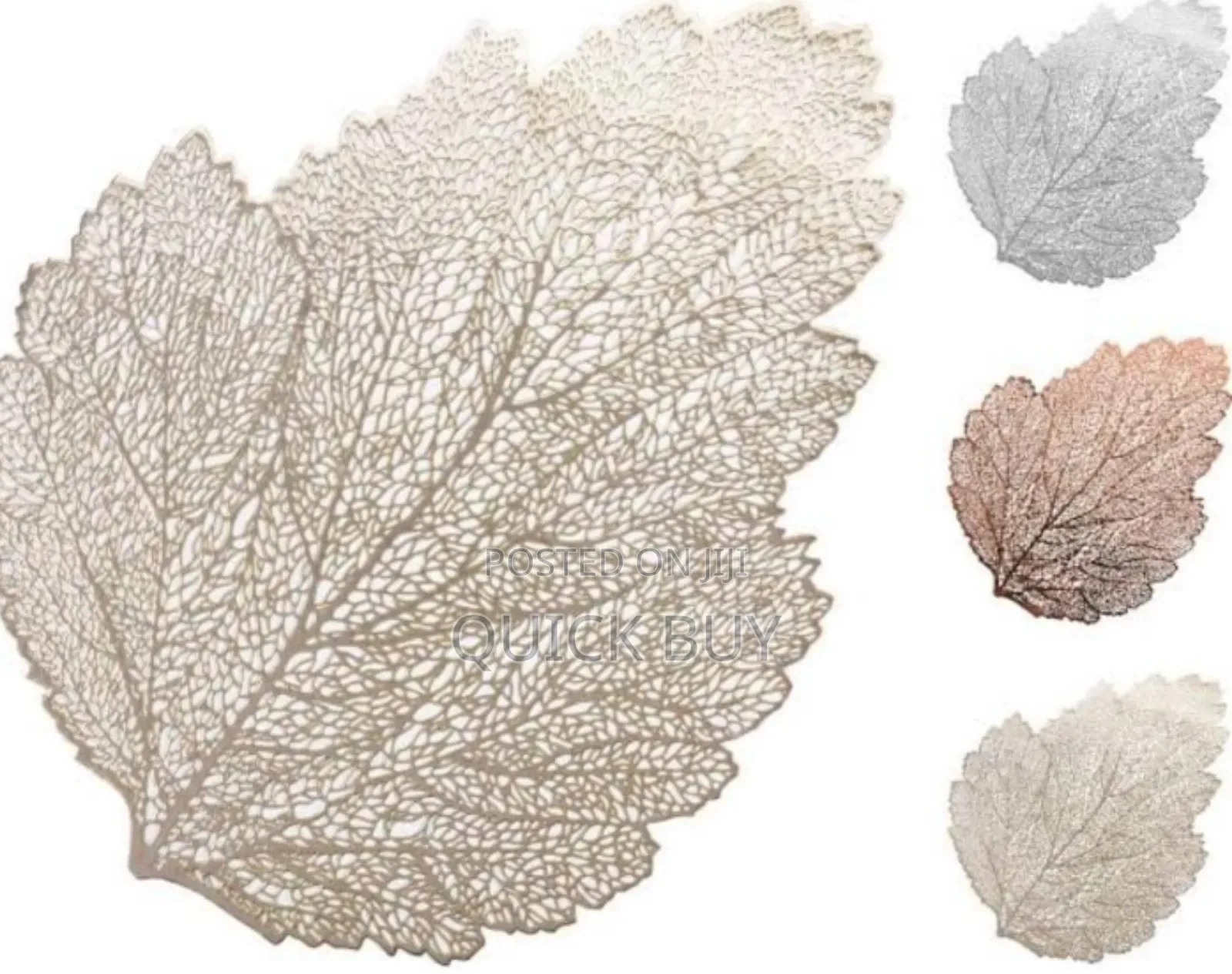 Highly Decor Elegant PVC Table Leaf Insulation Mat 6pcs