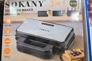 Brand New Heavy Duty SOKANY 3 in 1 Sandwich Maker