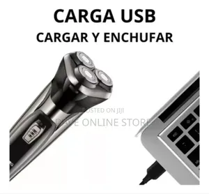 Three-Head Rechargeable Rotary Shaver for Men