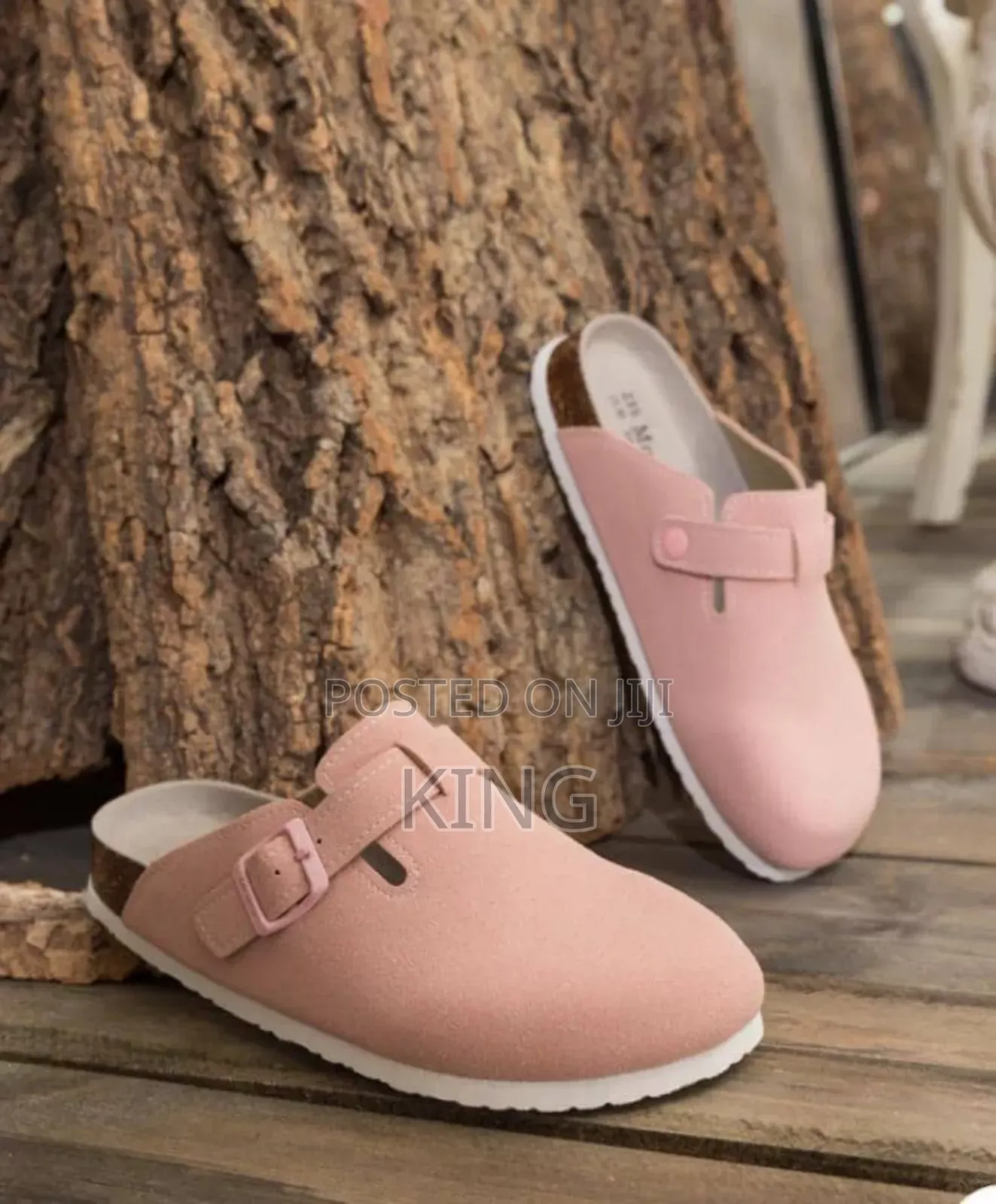 Solid Pink Birkenstock Boston Sandals