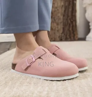 Swift Pink Birkenstock Boston Sandals