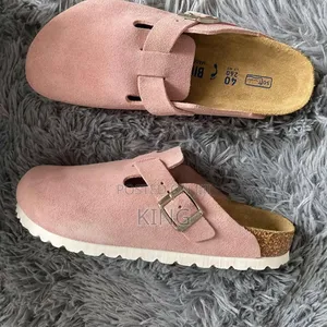 Formal Pink Birkenstock Boston Sandals