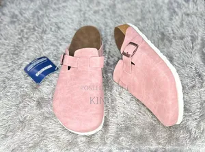 Fancy Pink Birkenstock Boston Sandals