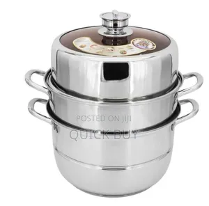 Deluxe 3 Tier Stainless Steel Food Steamer