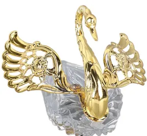 Creative Highly Decor Swan Sugar Storage Jar Condiment Pot