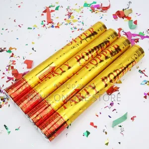Confetti Air Compressed Poppers Wedding Confetti-Gold