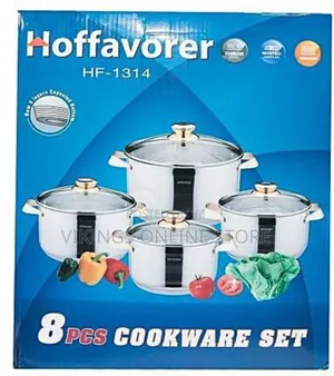 France Hoffarover 8 Pieces Cookware Set