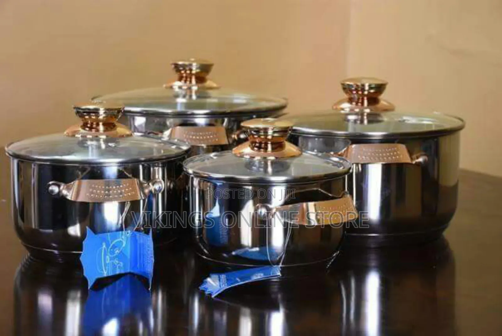 France Hoffarover 8 Pieces Cookware Set