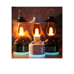 2 in 1 Retro Lamp Camping Humidifier.