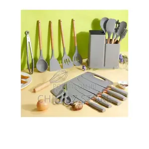 19pcs Silicone Cooking Utensils.