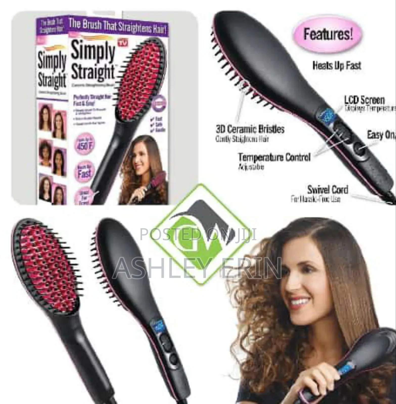 Plastic Simply Straight Hair Brush