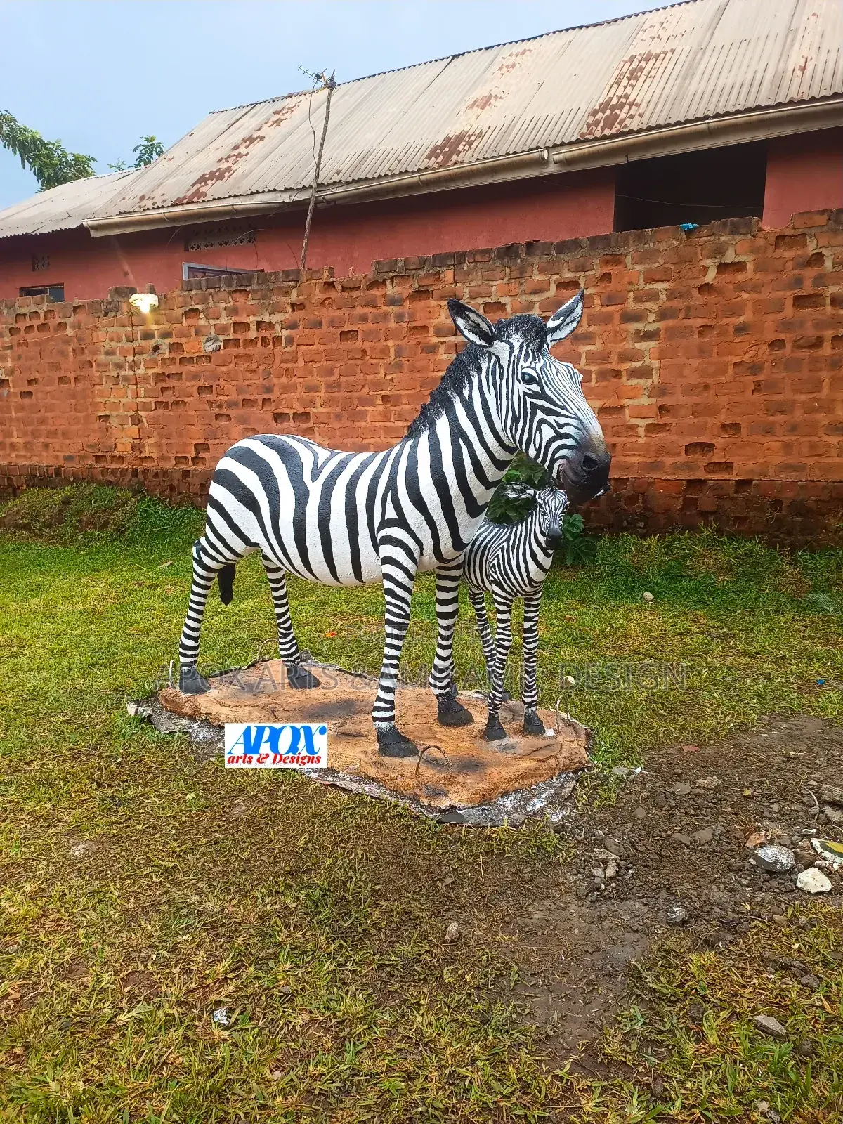 Zebra Sculpture