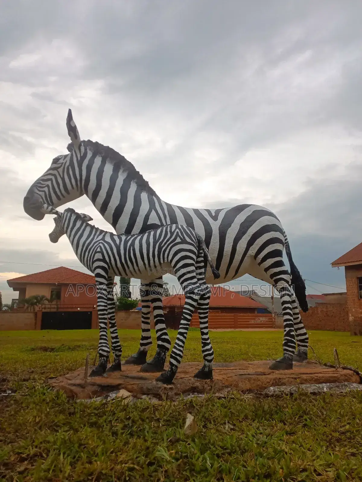 Zebra Sculpture