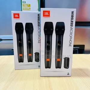 JBL Dual Wireless Microphones With a Receiver \\ Rechargable