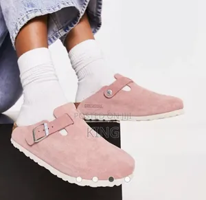 Urbane Birkenstock Boston Suede Leather Sandals