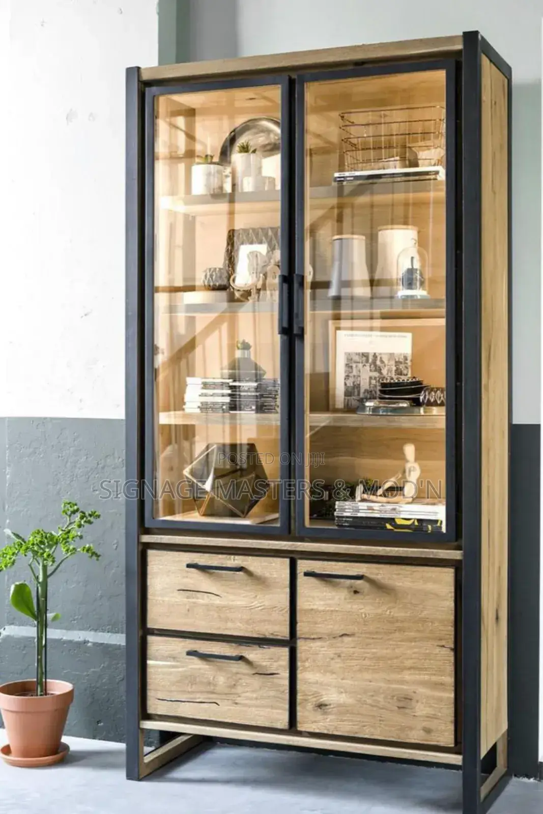 Metallic Side Board