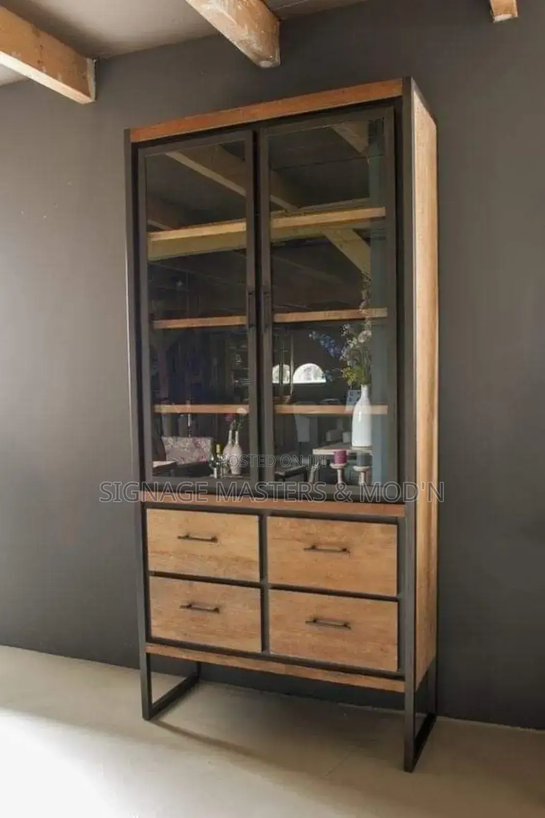 Metallic Side Board