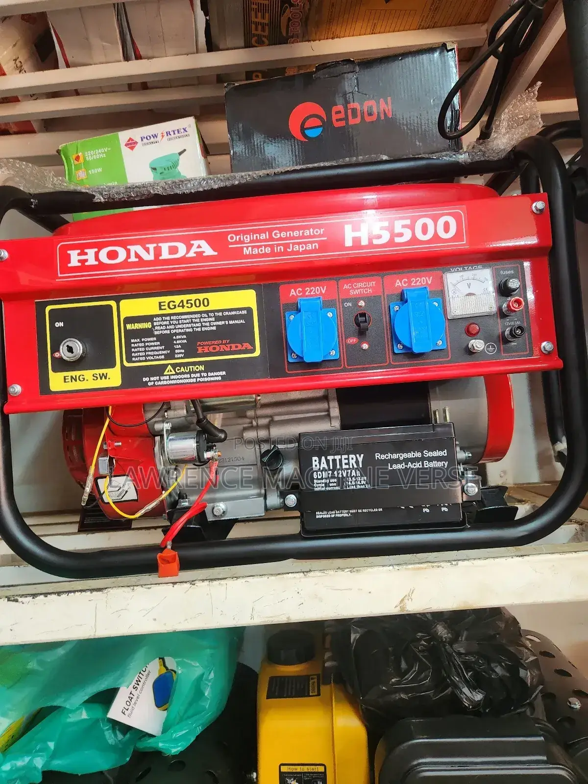 Honda Generator 5500 4kva
