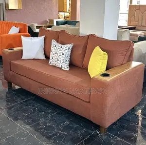 A Classy 3seater Sofa in Brown Available.