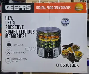 5 Layers Geepas Digital Food Dehydrator