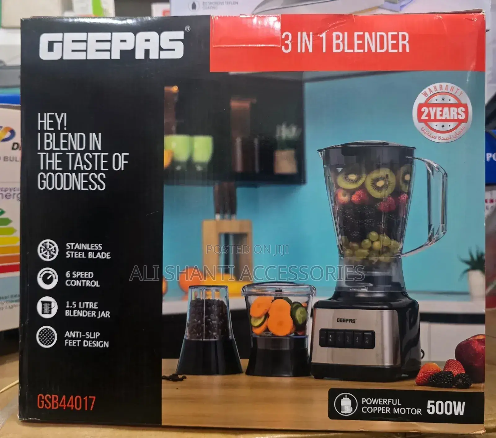 3 in 1 Geepas Comercial Blender