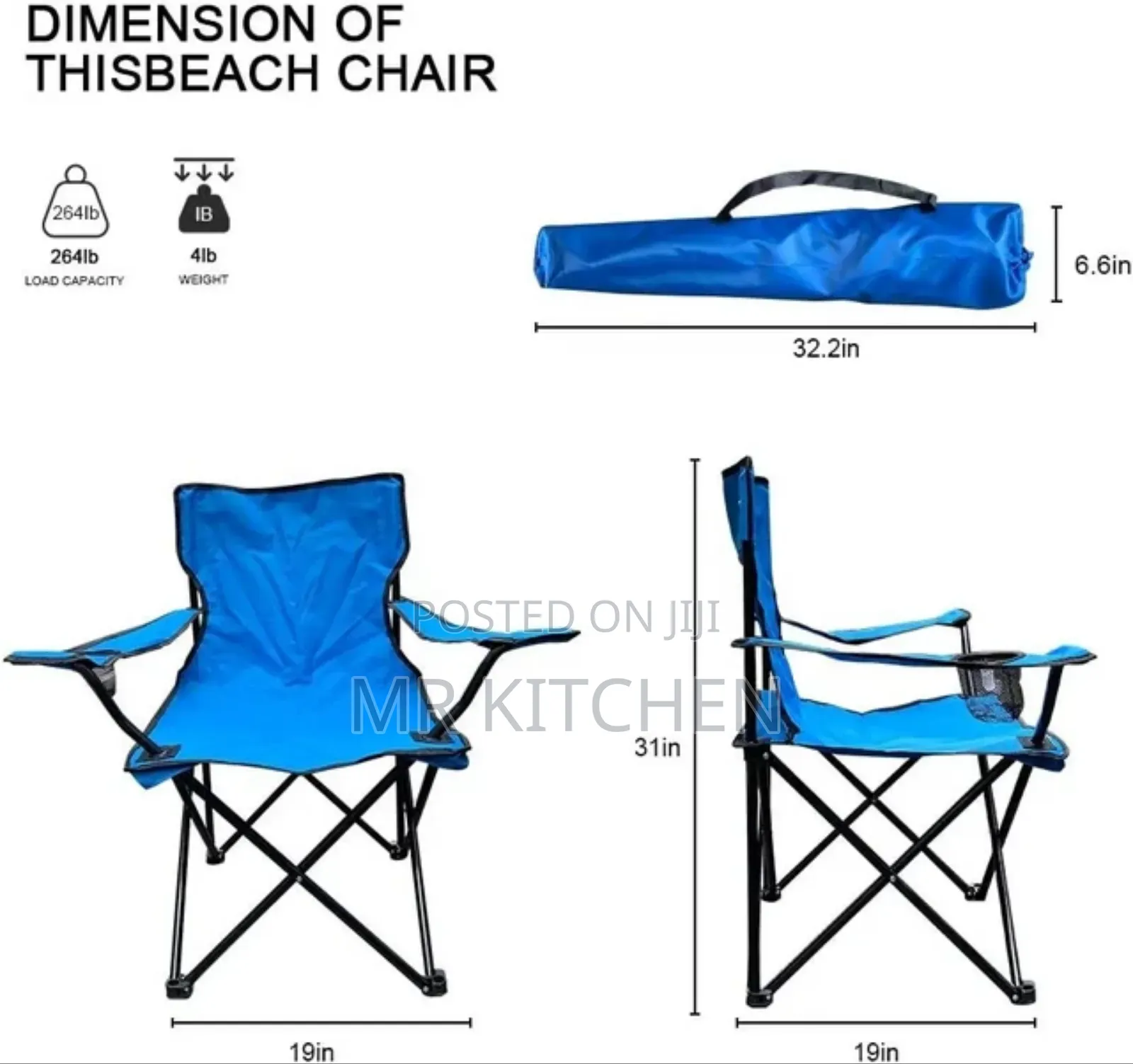 BBQ Camping Portable Chair