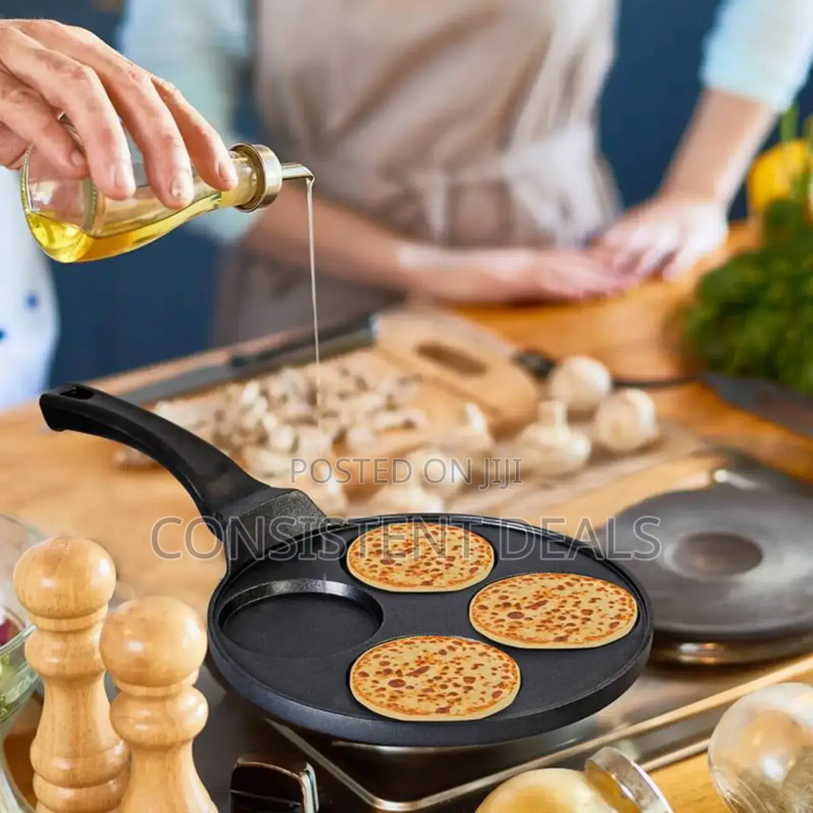 4 Mould Frying Pan
