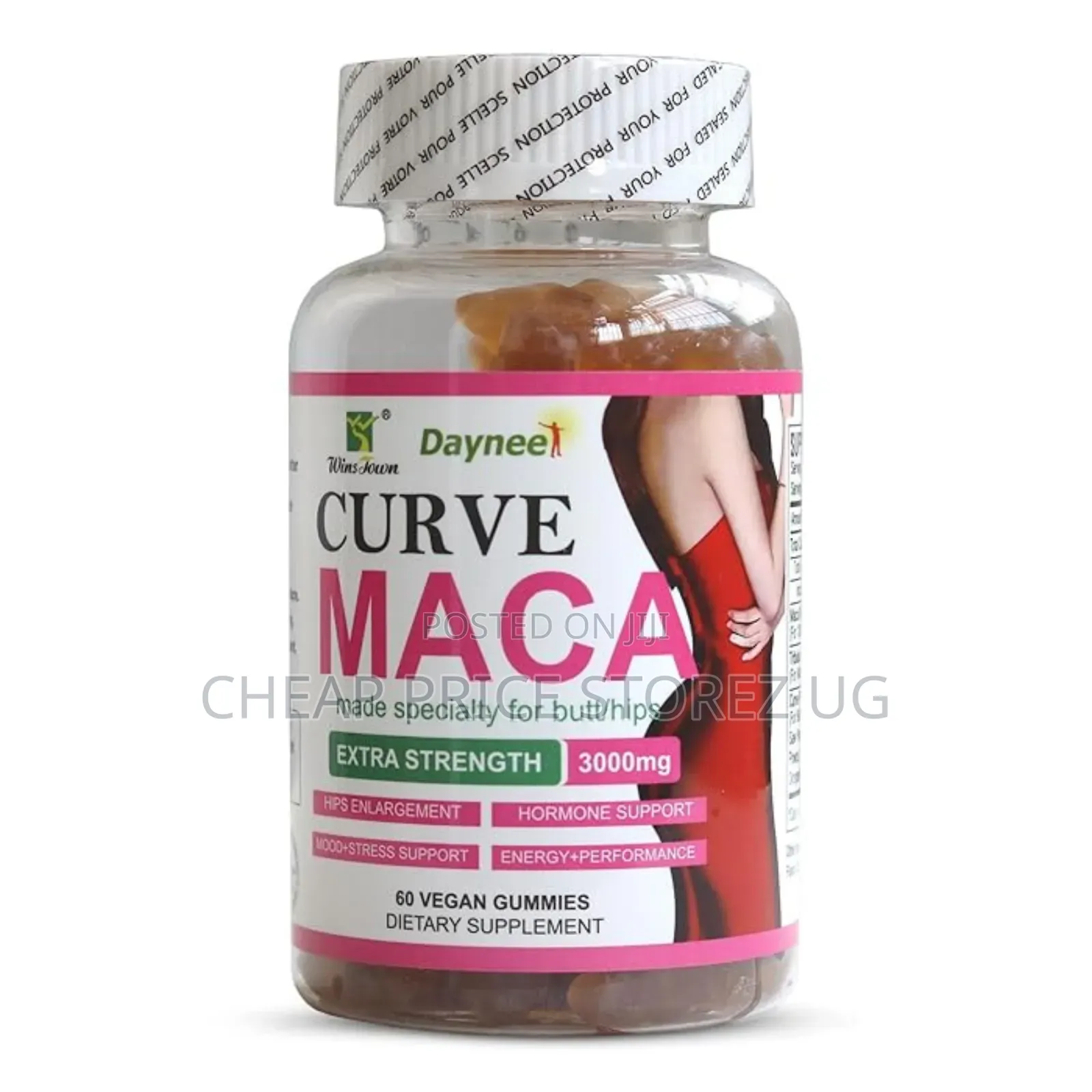 Curve Maca Gummies Dietary Supplement for Hips and Buttocks