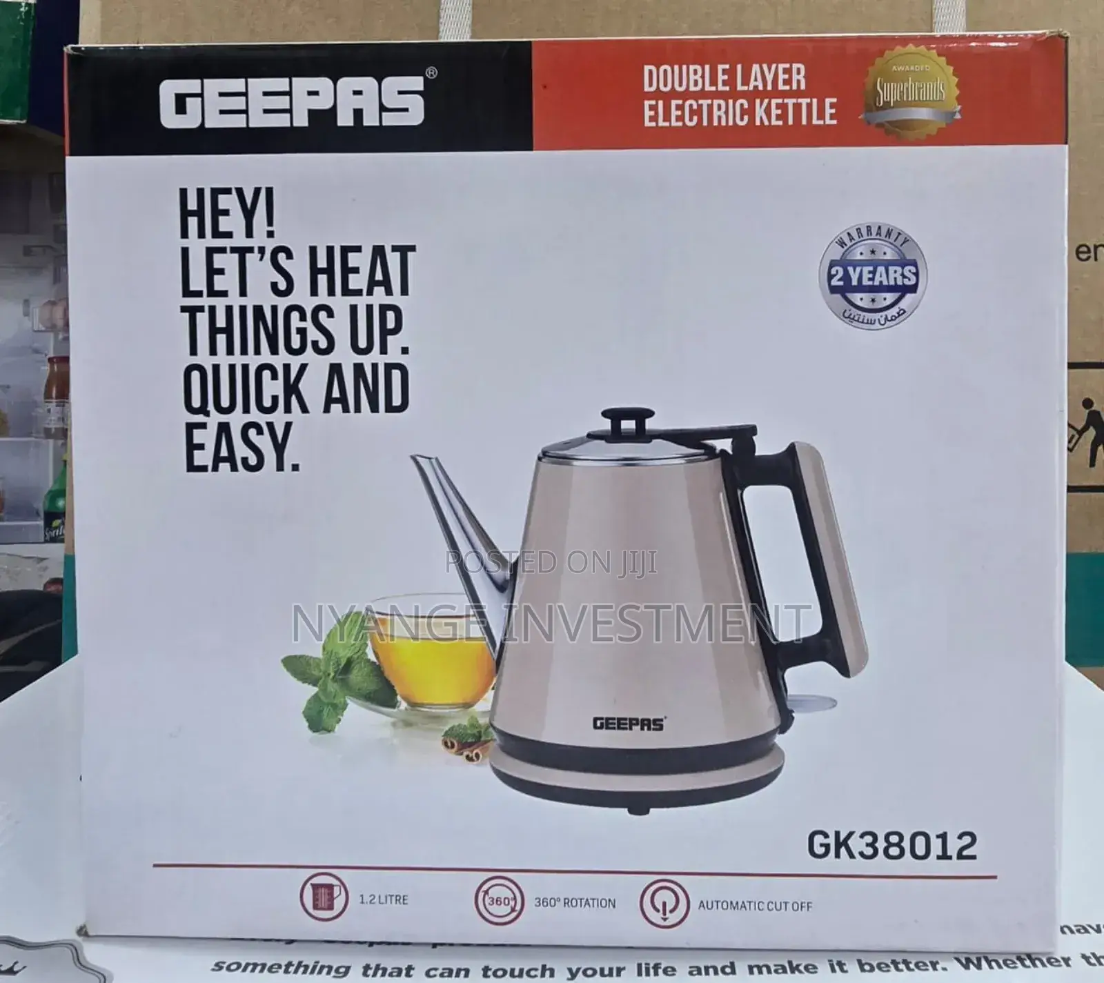 Geepas Kettle . 1.5 Litres Geepas Kettle.