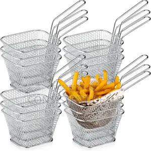 Square Frying Basket Mini Chips Strainer Basket