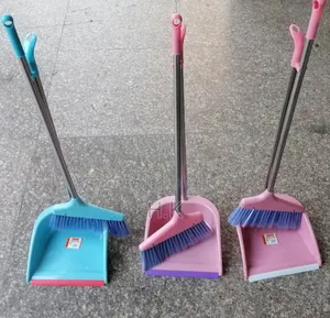 Soft Hair Broom and Trash Shovel