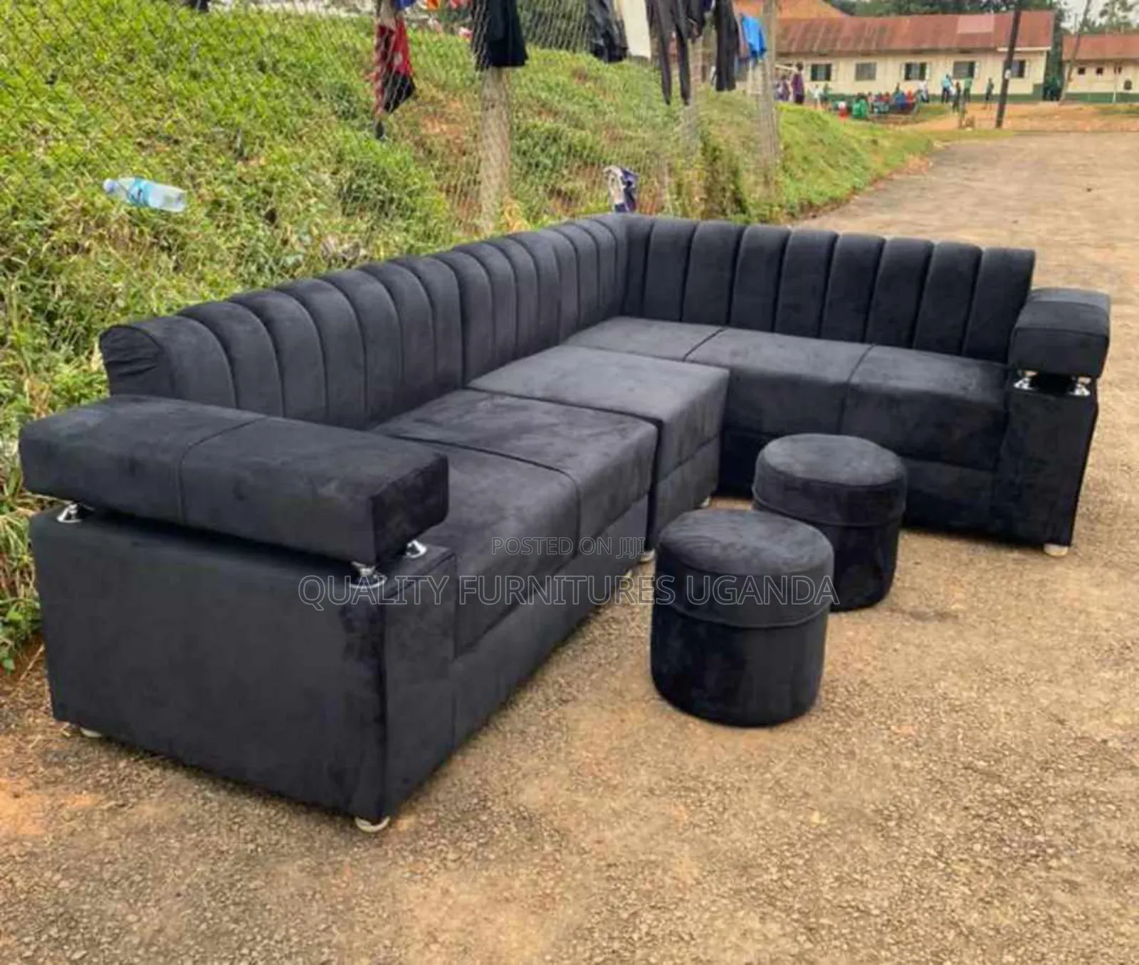 Classic L Sofa Set Readily Available