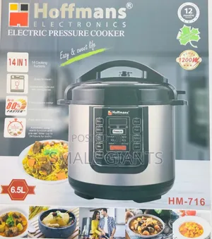 6.5L Hoffman Electric Pressure Cooker HM -716