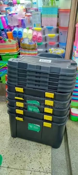 Storage Boxes Black Boxes Brand New 150ltrs