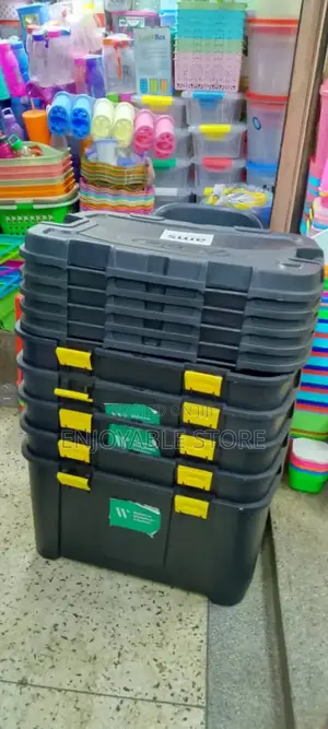 Storage Boxes Black Boxes Brand New 150ltrs