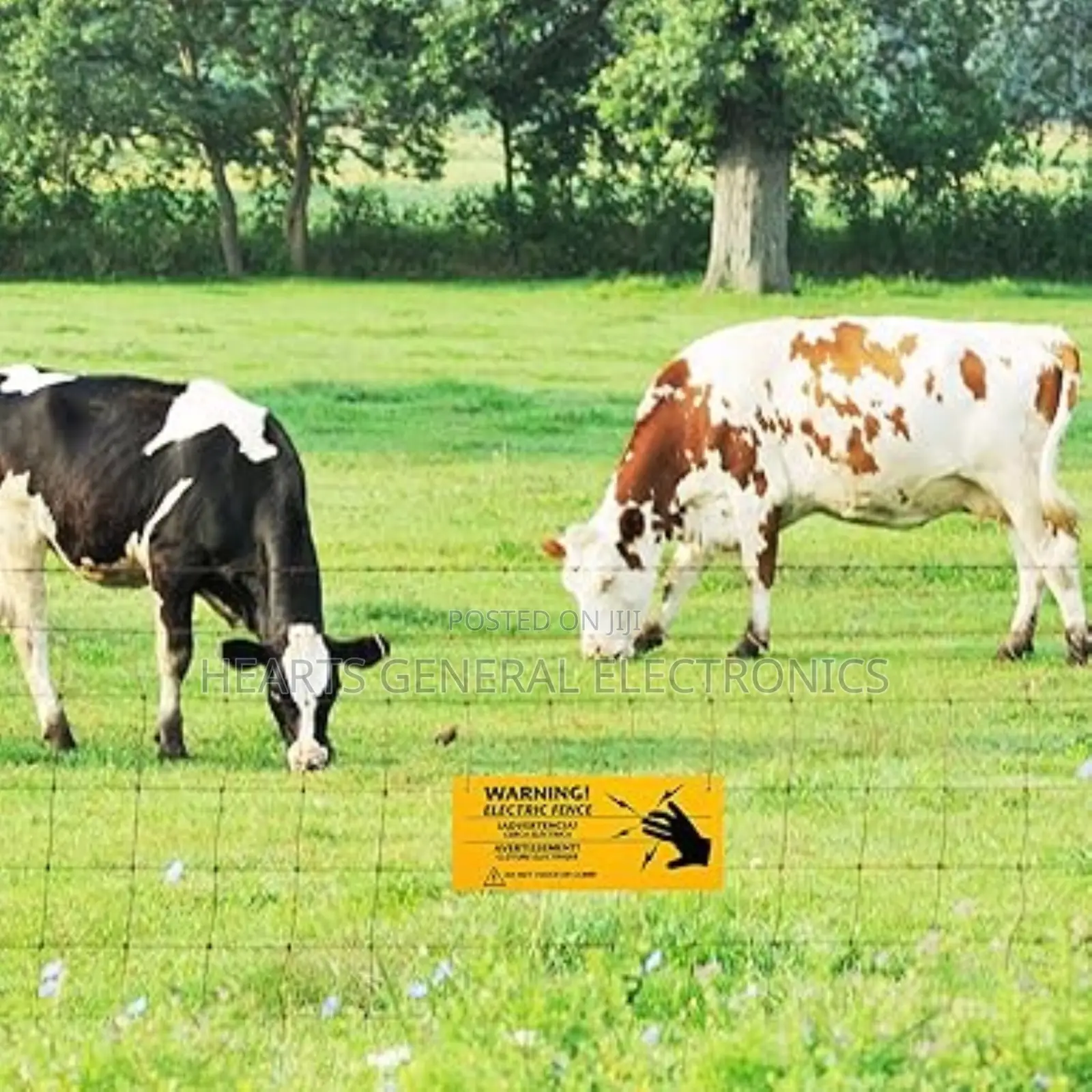 Electric Fence Warning Sign.
