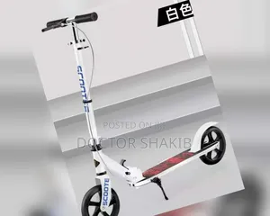 Foldable Authentic Scooter With a Steel Kick