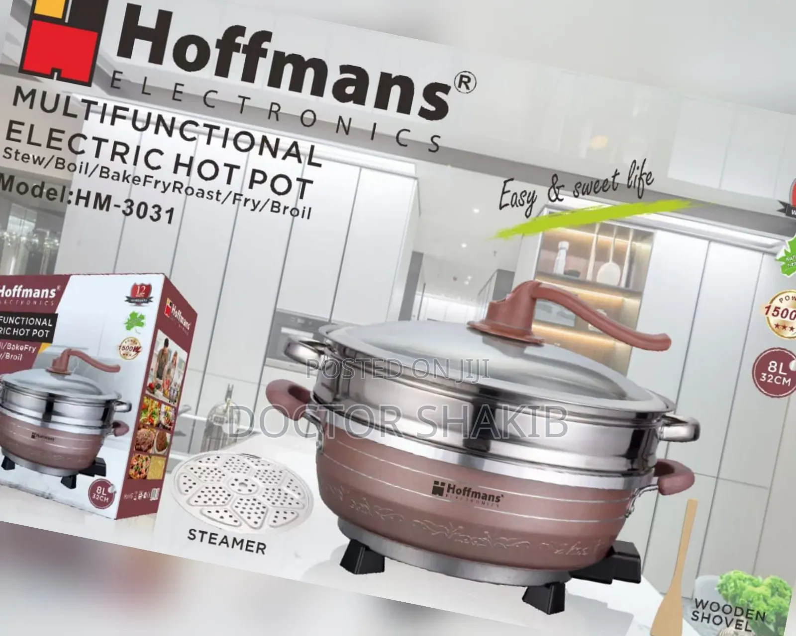 Electric Hoffman Multipurpose Hot Pot-New