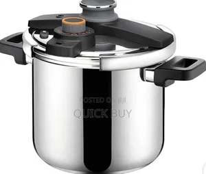 8L Classic Stainless Pressure Cooker, Triple Safety System