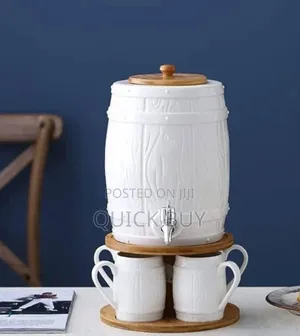 Creative Ceramic Tea Set, Tea Dispenser 4 Cups
